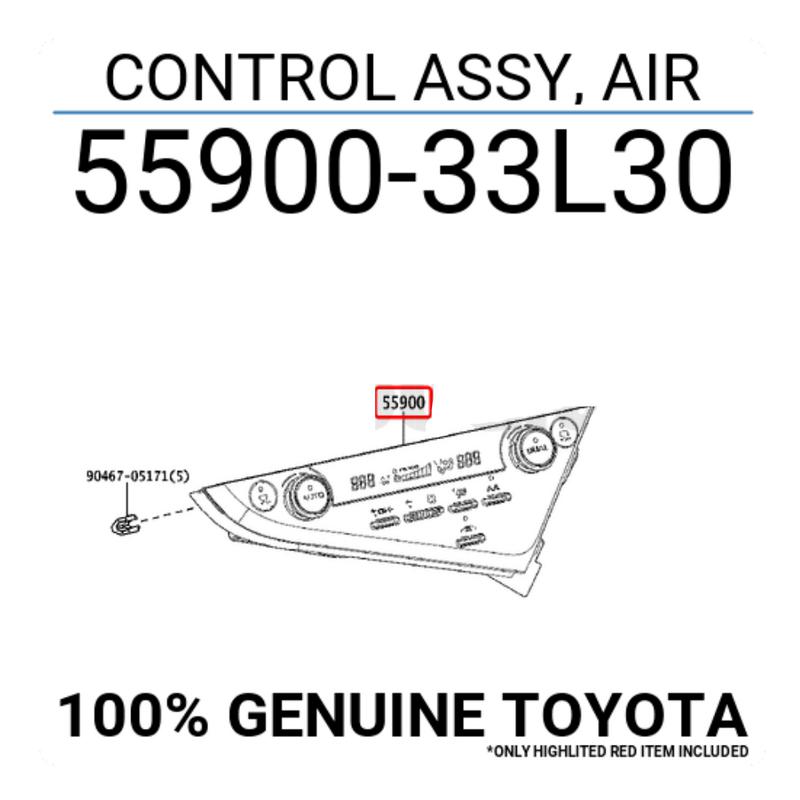 Switch Assembly Air Conditioner - 5590033L30